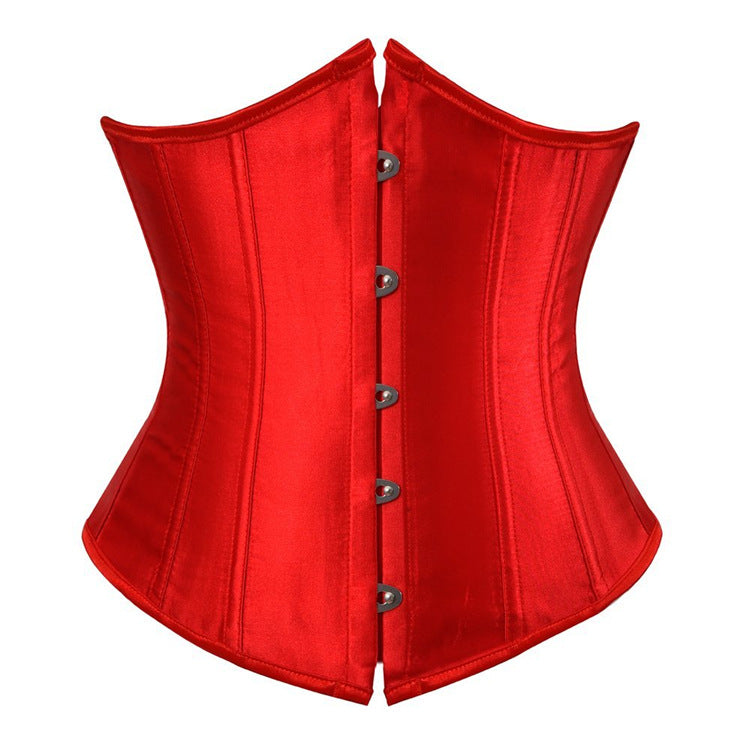 Court Satin Waist Seal Waist Belt Clip Women Body Shaping Belly Band