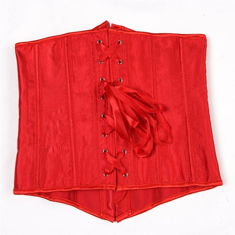 Court Satin Waist Seal Waist Belt Clip Women Body Shaping Belly Band