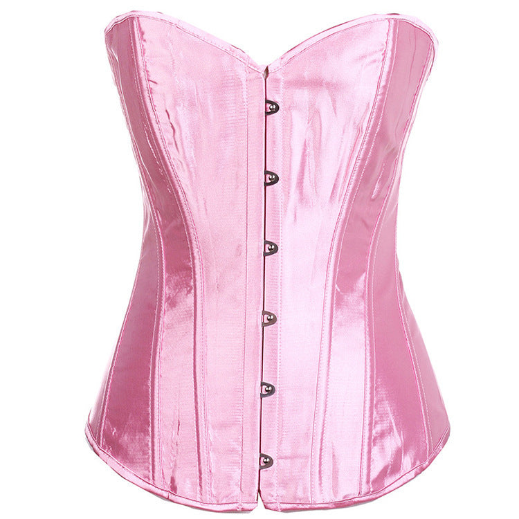 Women Satin Court Corset
