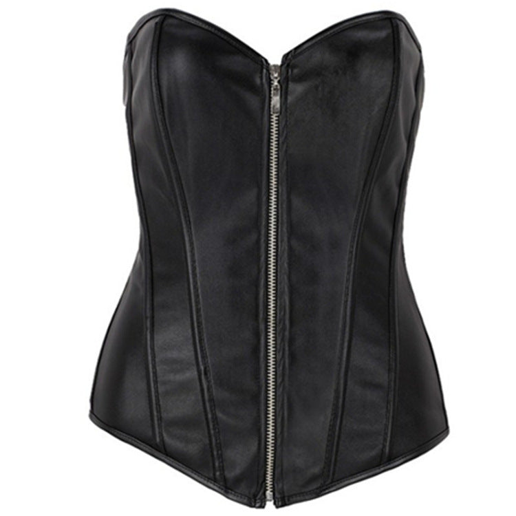 Women Solid Color Strapless Top Summer
