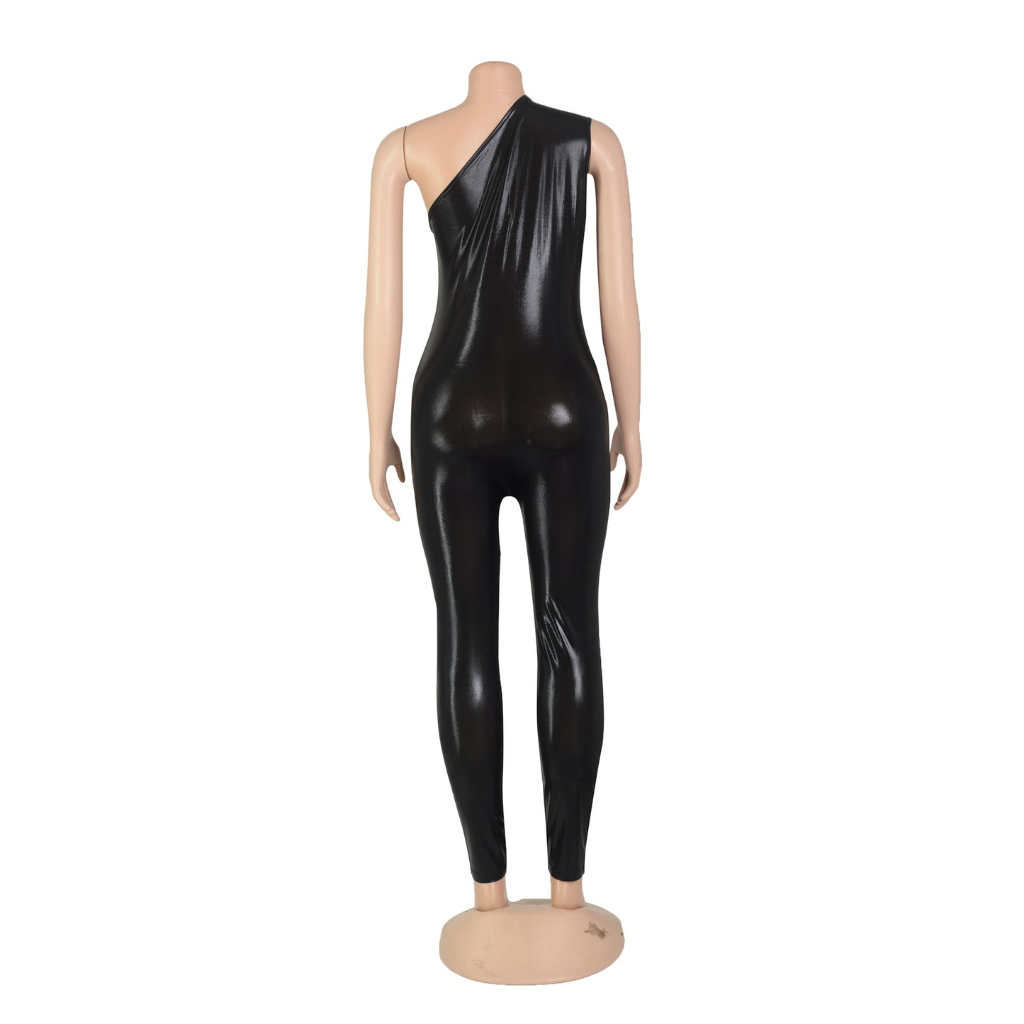 Women Clothing Jumpsuit Metallic Sleeveless Tight Sexy Jumpsuit Summer