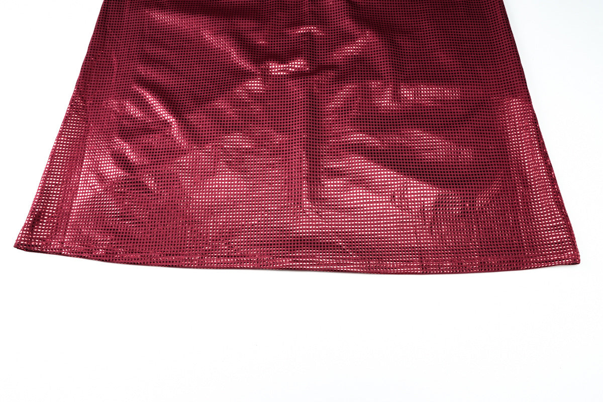 Summer Women Clothing Sexy Backless Bronzing Pleated Slim Fit Camisole Dress