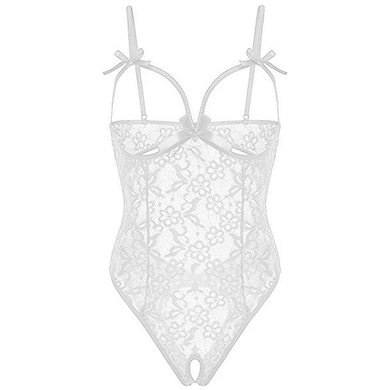Sexy Lingerie Sexy Sleepwear Open-End Jumpsuit