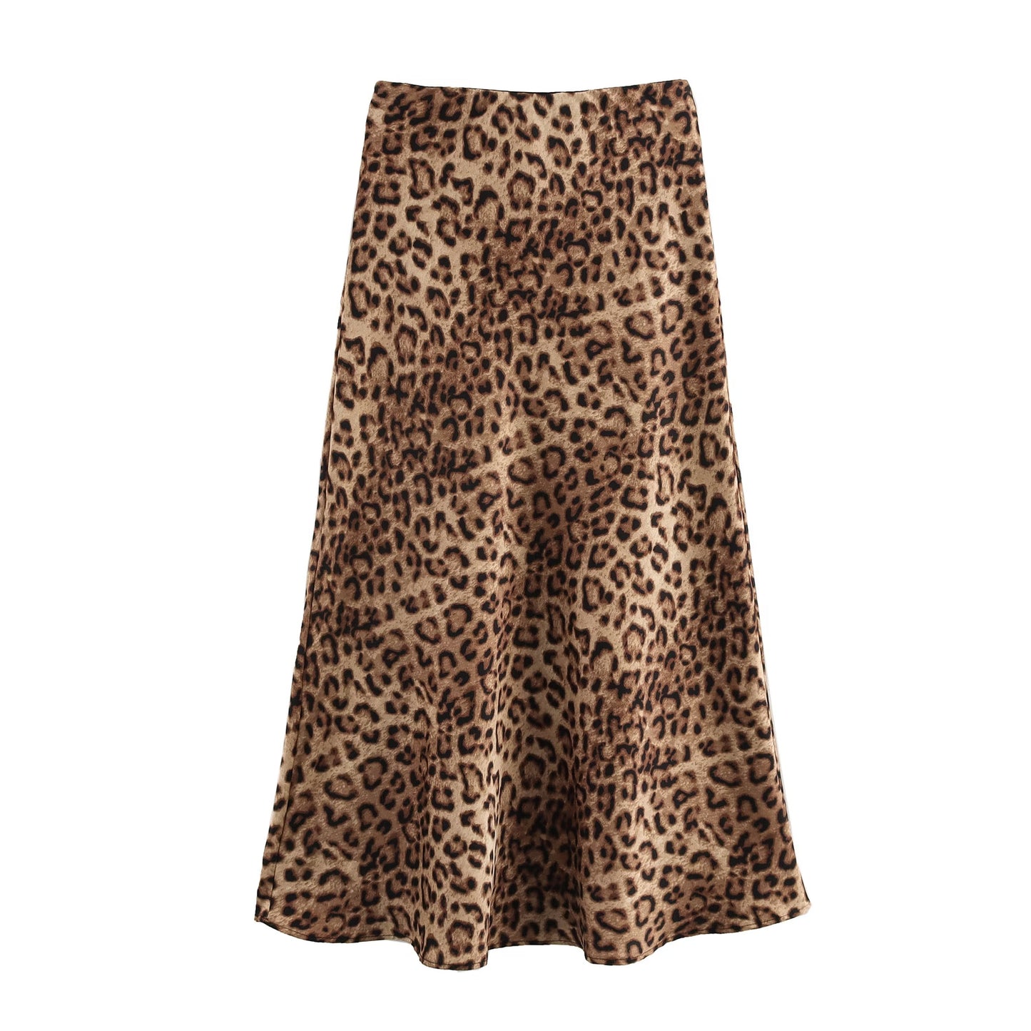Khaki and Black Background Leopard Print