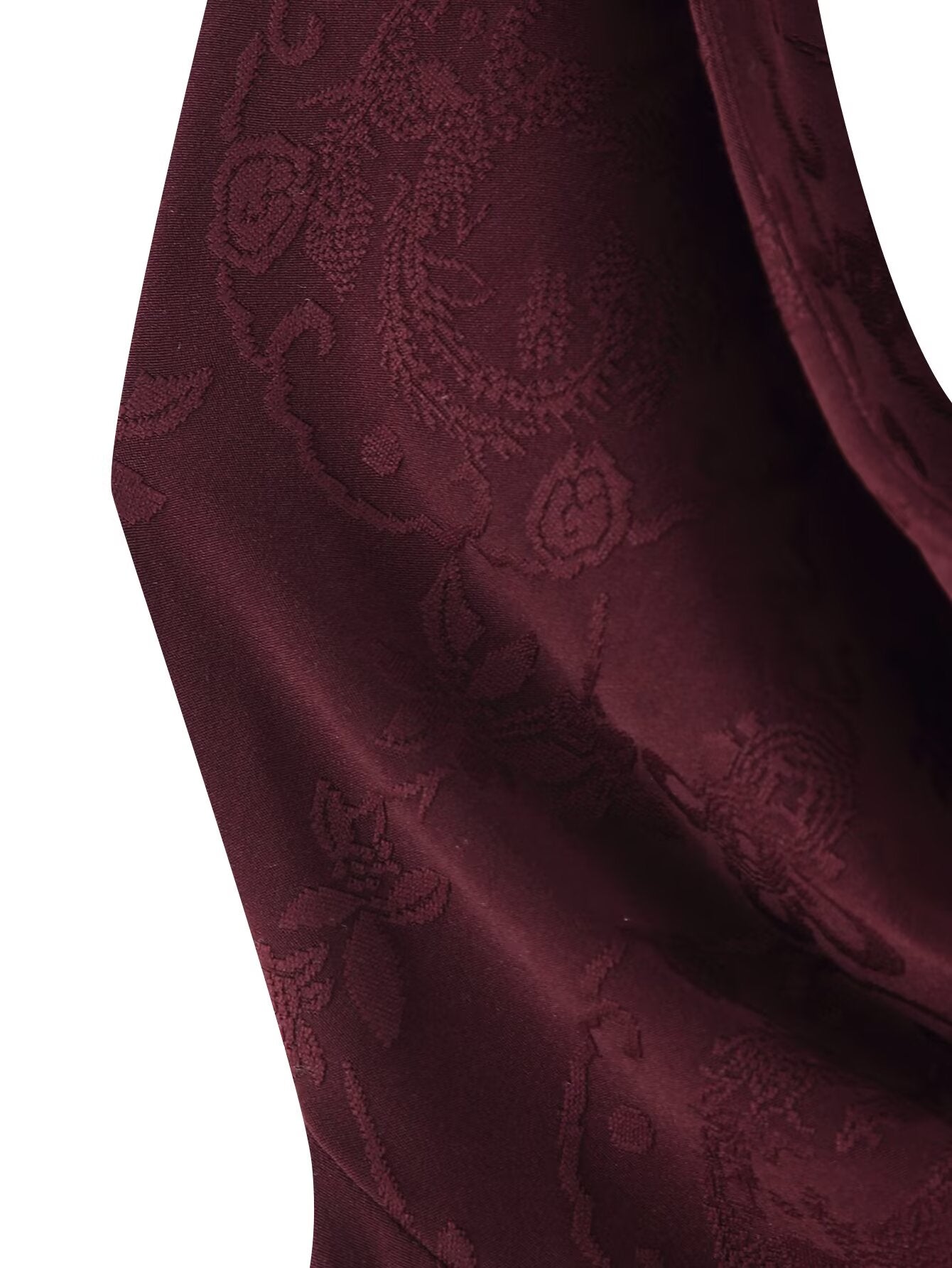 Spring Summer Women Sexy Backless Silk Satin Texture Jacquard Halter Length Dress