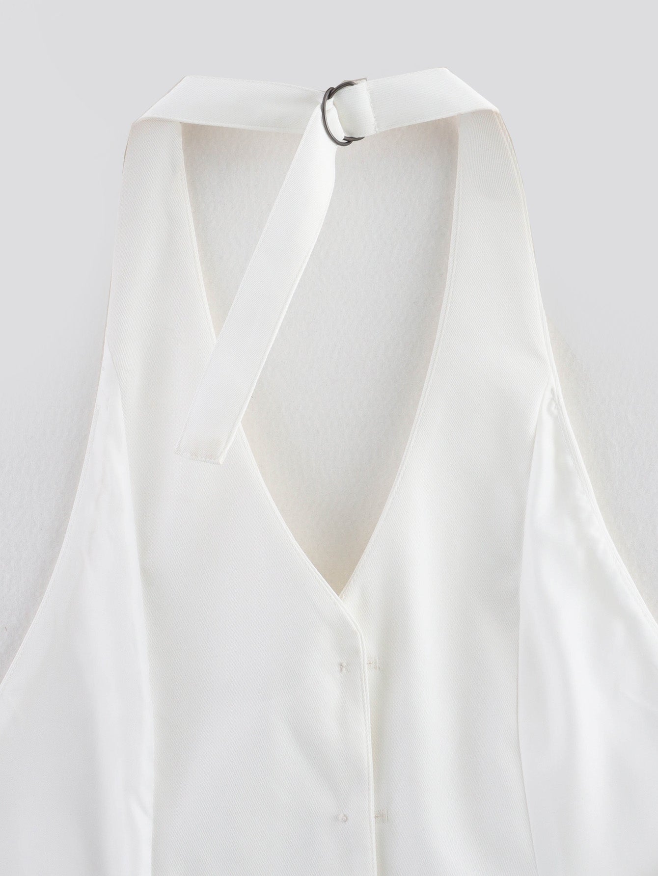 Women Clothing Stylish Graceful Simple Sexy Backless V neck Sleeveless Halter Vest Jacket