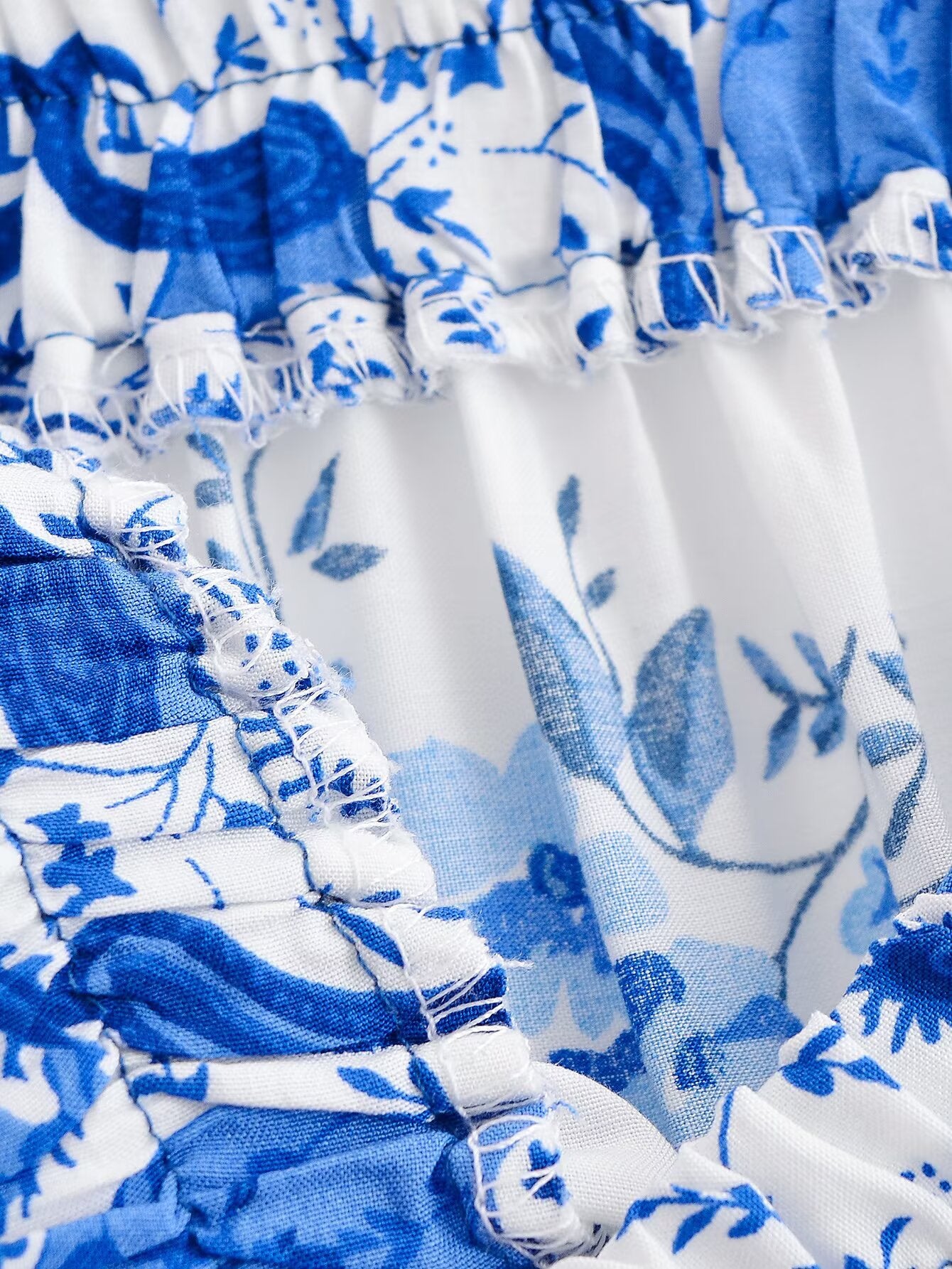 Spring Women Rayon Printed Tassel Vacation Bohemian Skirt