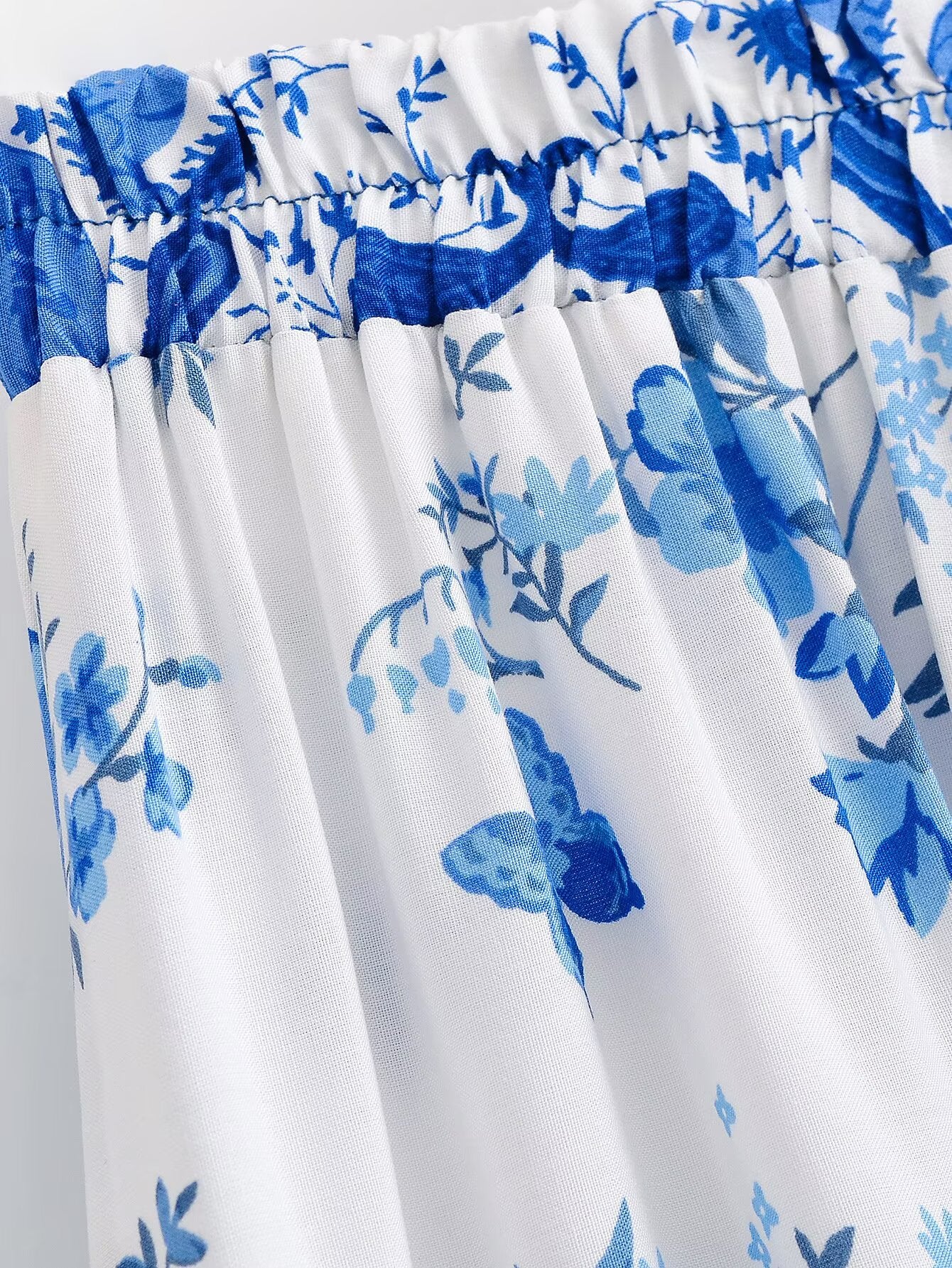 Spring Women Rayon Printed Tassel Vacation Bohemian Skirt