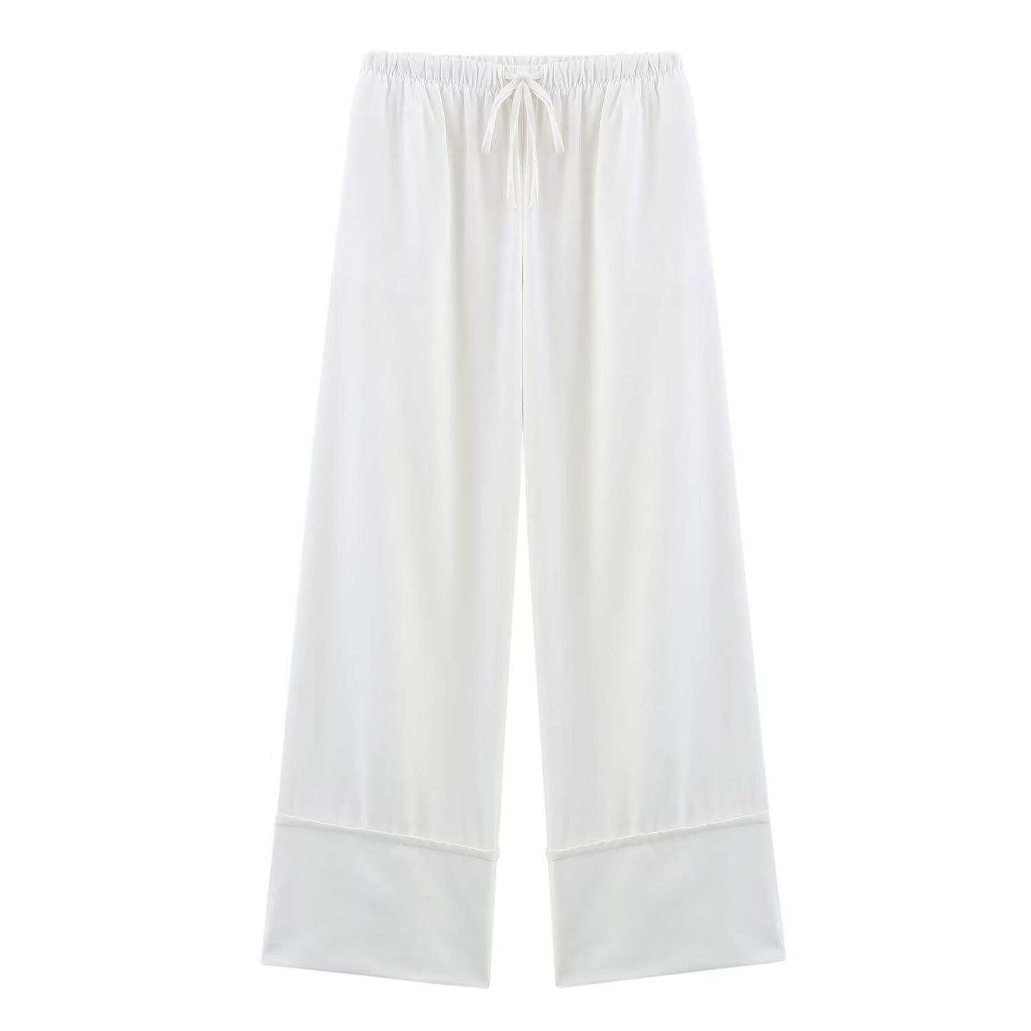 White Casual Pants