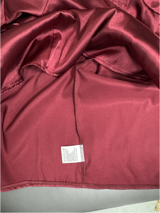 Spring Summer Solid Color Long Sleeve Office Collared Long Sleeve Shirt Solid Color Cardigan Satin Shirt