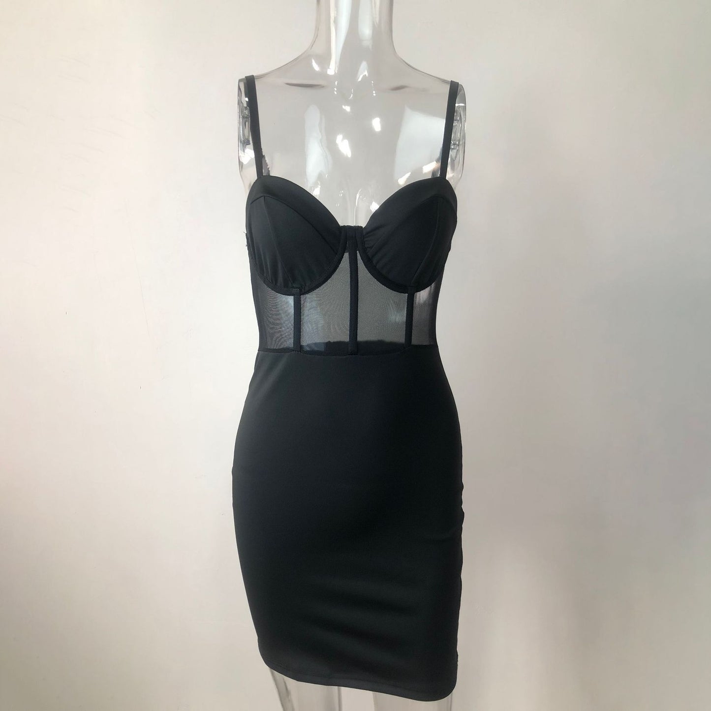 Arrival Sexy Patchwork Sling Perspective Steel Ring Boning Corset Boning Corset Sheath Dress Corset