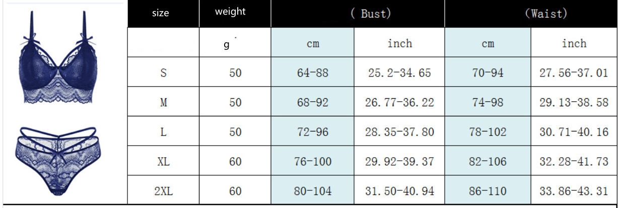 Women High Waist Sexy Lingerie Lace Bra Tight Pajamas Sexy Bra Panties Set