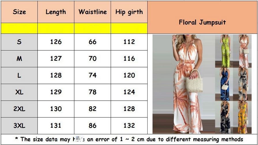 Women Clothing Digital Printing Colorful Jumpsuit Women