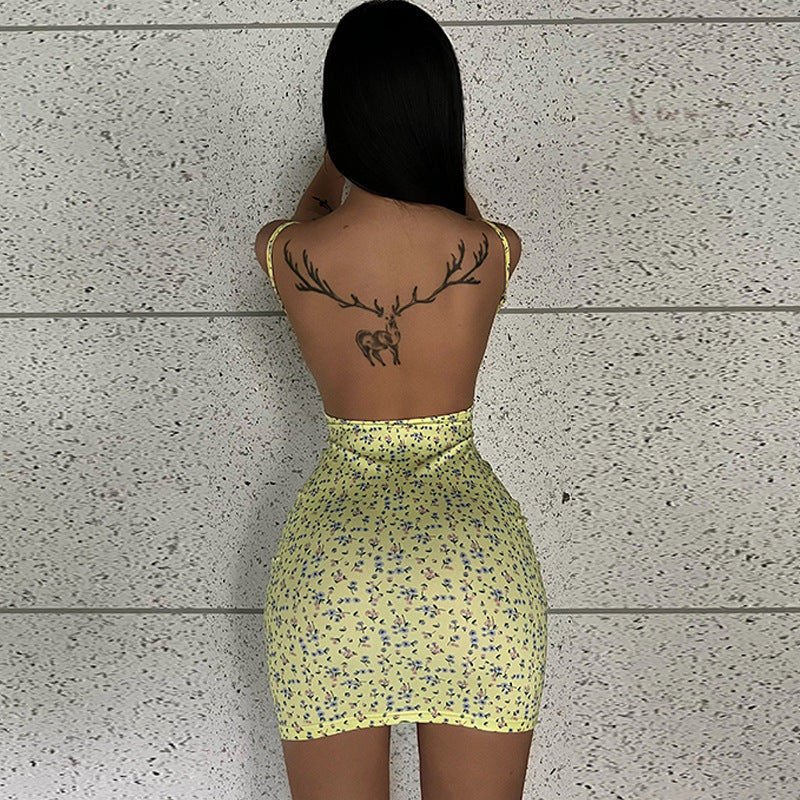 Sexy Sling Dress Tight Dress Women