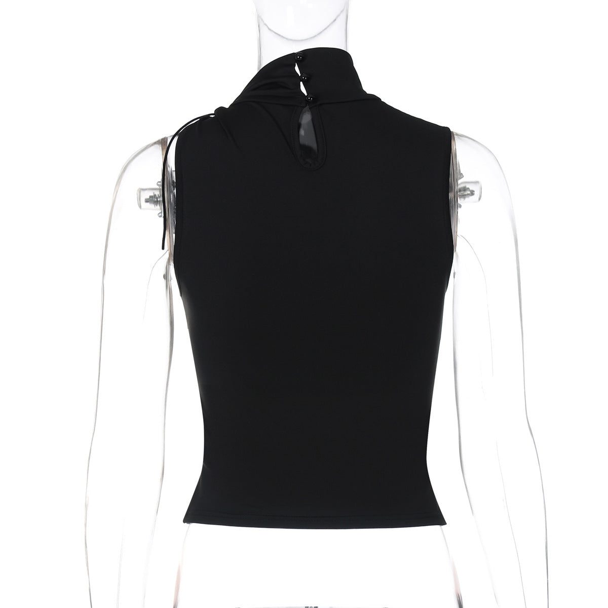 Slim Vest Women Summer Button Sleeveless Top Women Niche