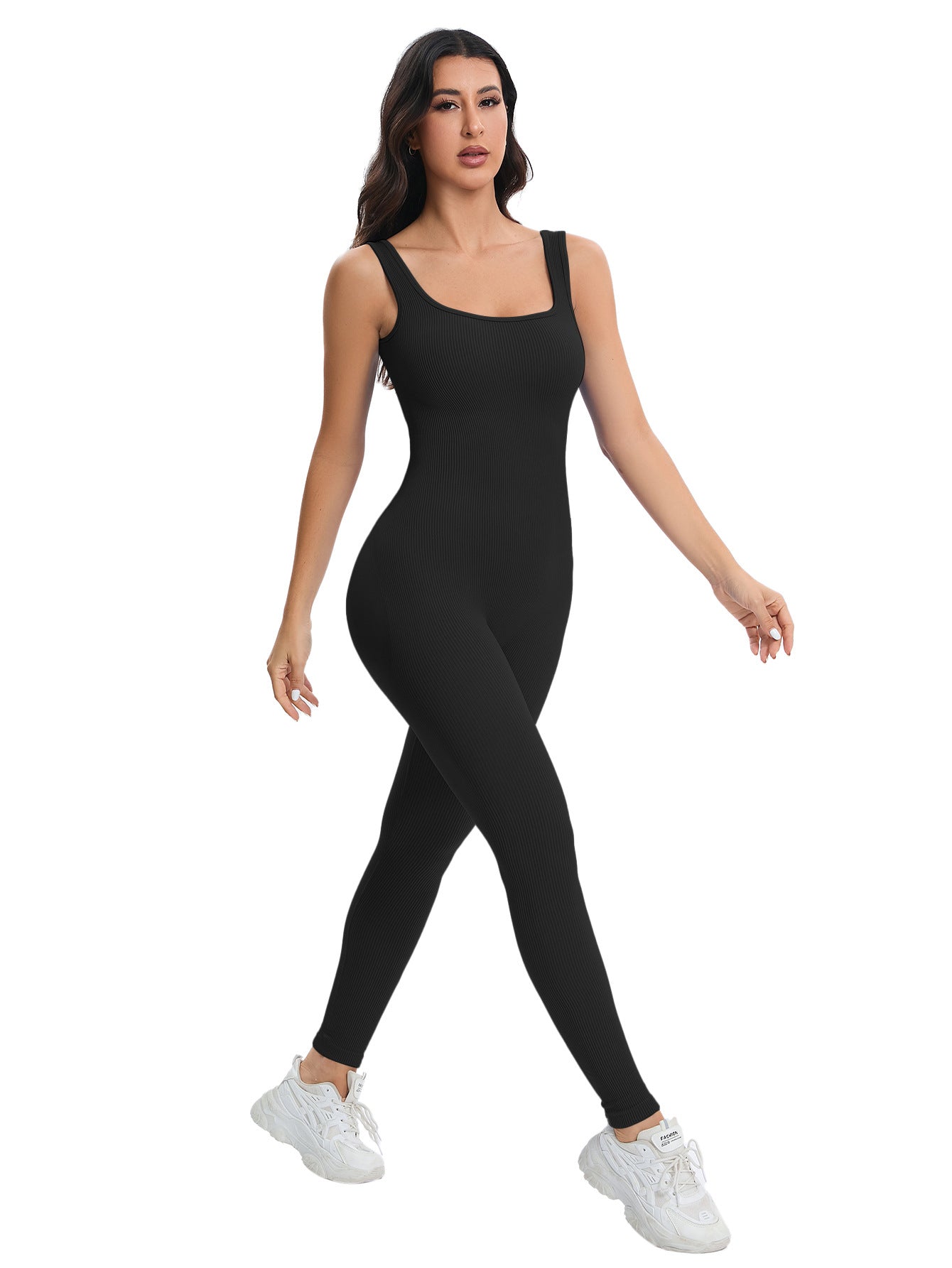 Sports Yoga Bodysuit Trousers Running Workout Quick Drying Breathable Seamless Knitted Peach Hip Slim Fit