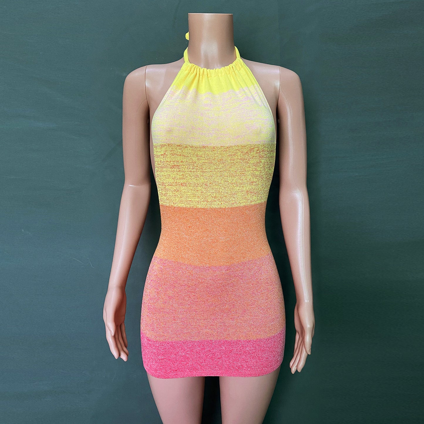 Best Women Clothes Vacation Swimsuit Sexy Sheath Backless Strap Sweaters Dress
