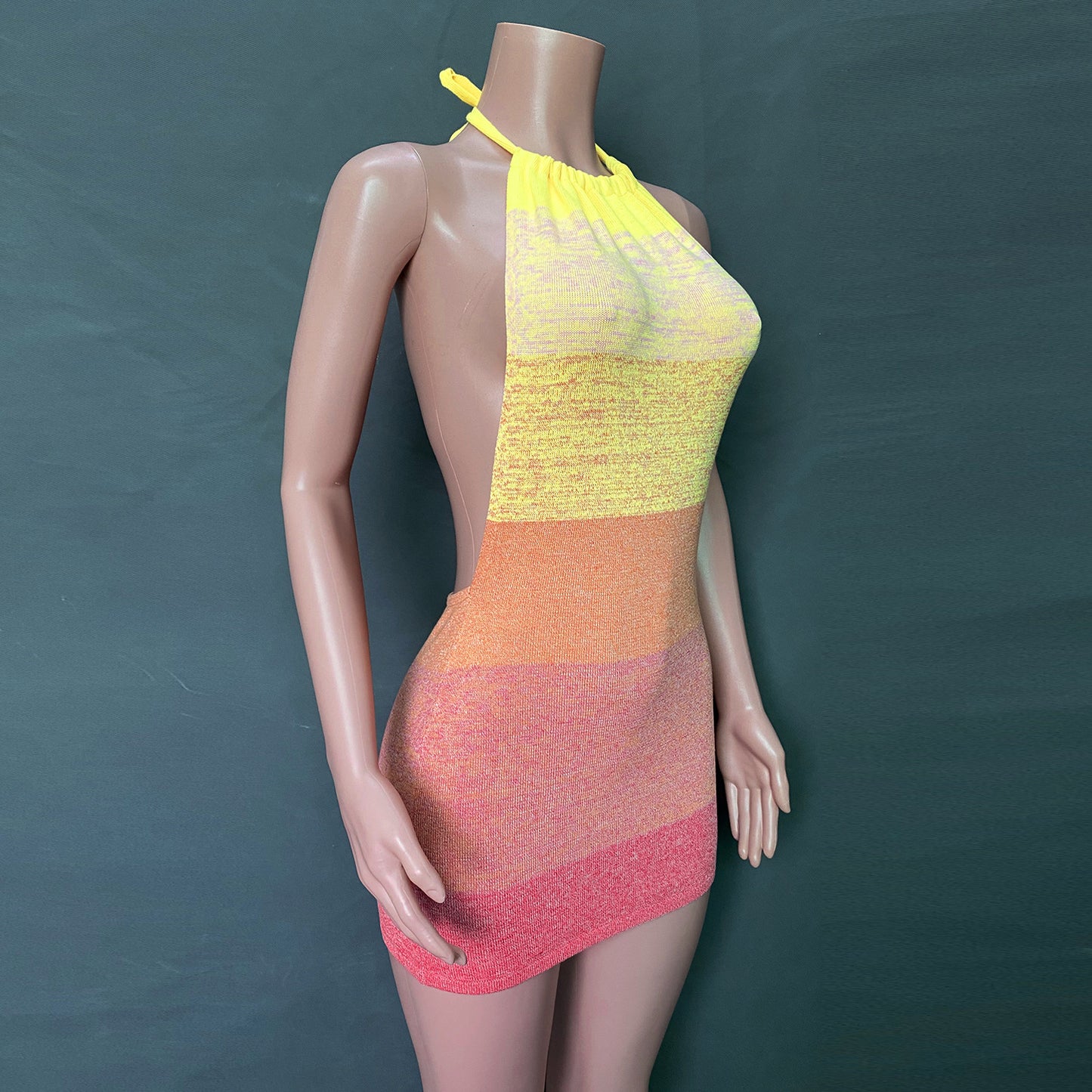Best Women Clothes Vacation Swimsuit Sexy Sheath Backless Strap Sweaters Dress