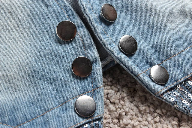 Korean All Matching Sleeveless Denim Waistcoat Vest Waistcoat Women Spring Autumn Short Outer Wear Cardigan Vest Cardigan