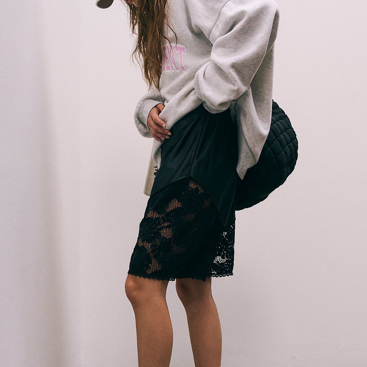 Summer Comfortable Casual Lace up Loose Stitching Lace Sports Pirate Shorts