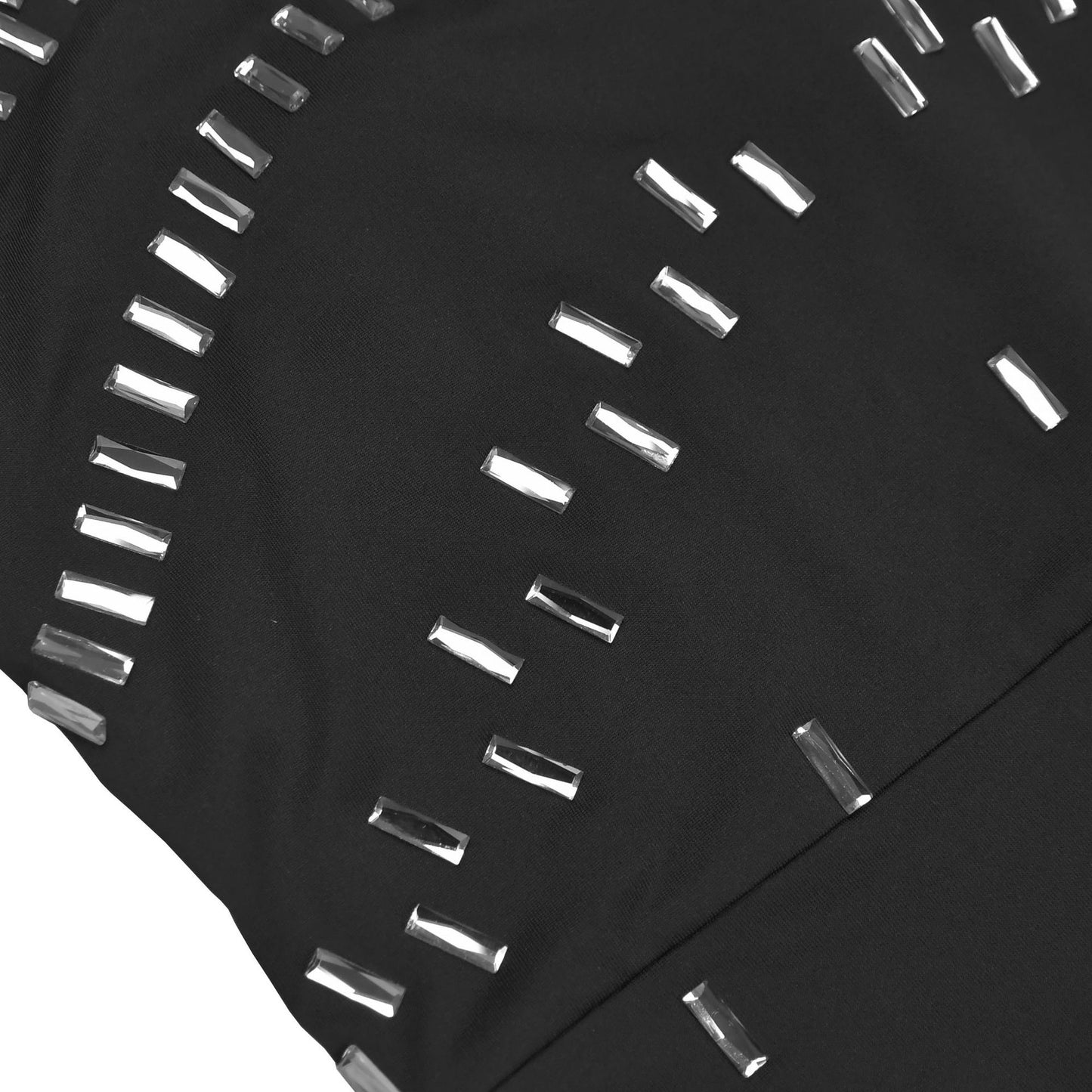Women Wear Sexy Tube Top High End Drilling Backless Dress
