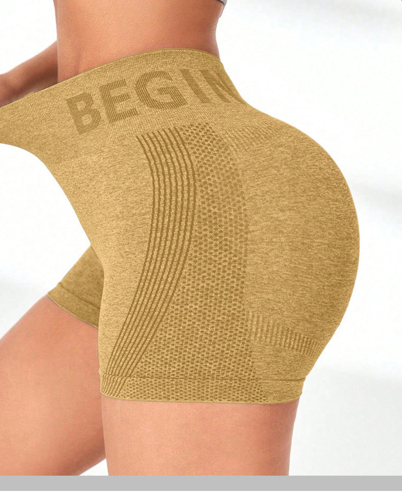 Yoga Pants Women High Waist Peach Hip Letter Graphic Skinny Running Fitness Pants Stone Washed Solid Color Sports Pants