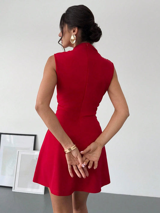 Best Women Clothes Summer Satin Dress Women High Grade Satin Dress