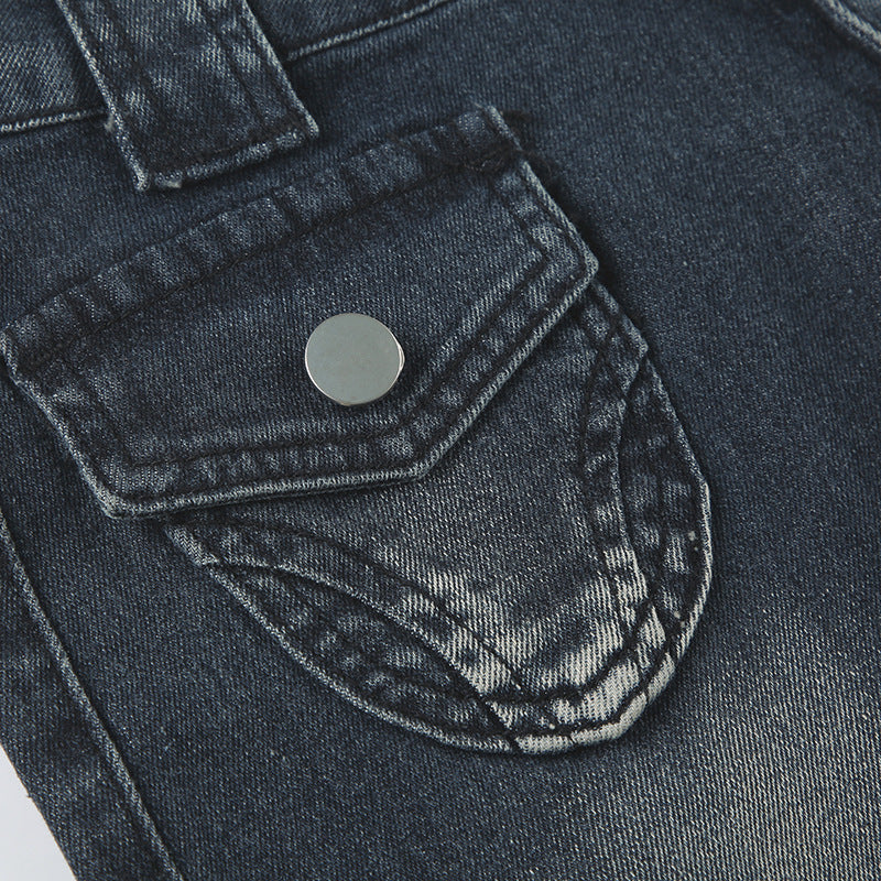 Street Sexy Retro Stretch Bootcut Trousers Retro Slim Spring Summer Jeans Women Trousers Delivery