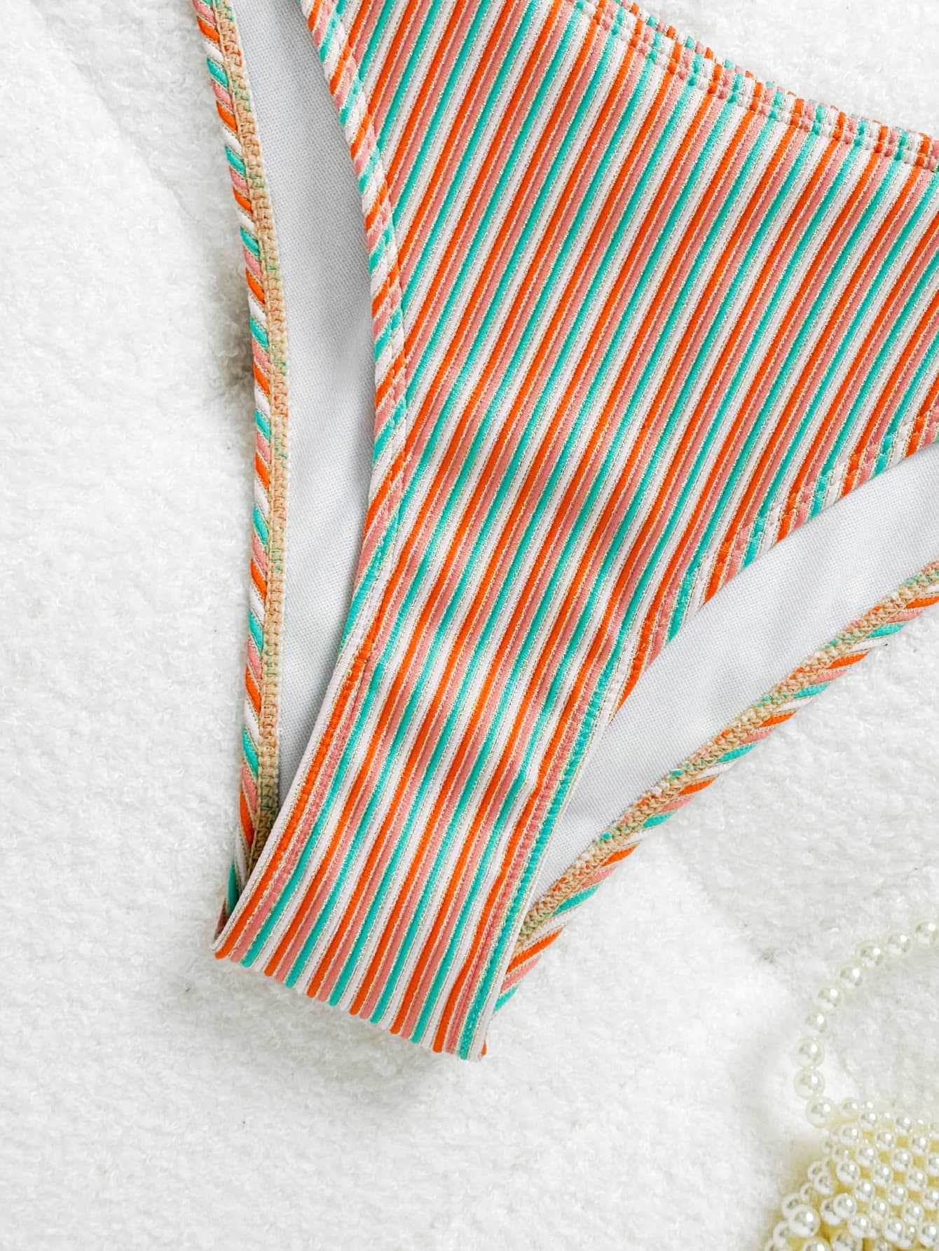 Bikini Striped Sexy Split Swimsuit Women Bikini Swimsuit