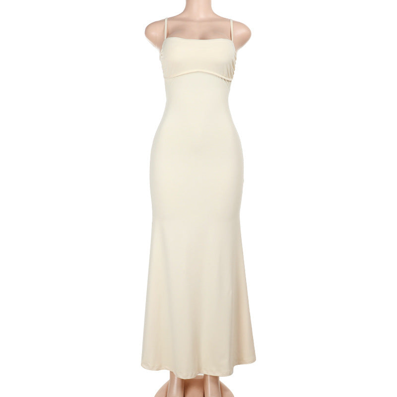 Arrival Backless Dress Southeast Asia Slim Fit Fancy Cami Dress Women Summer