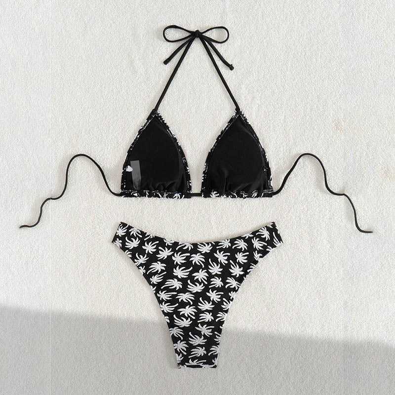 Bikini Printed Split Swimsuit Women Beach Spring Swimsuit Bikini