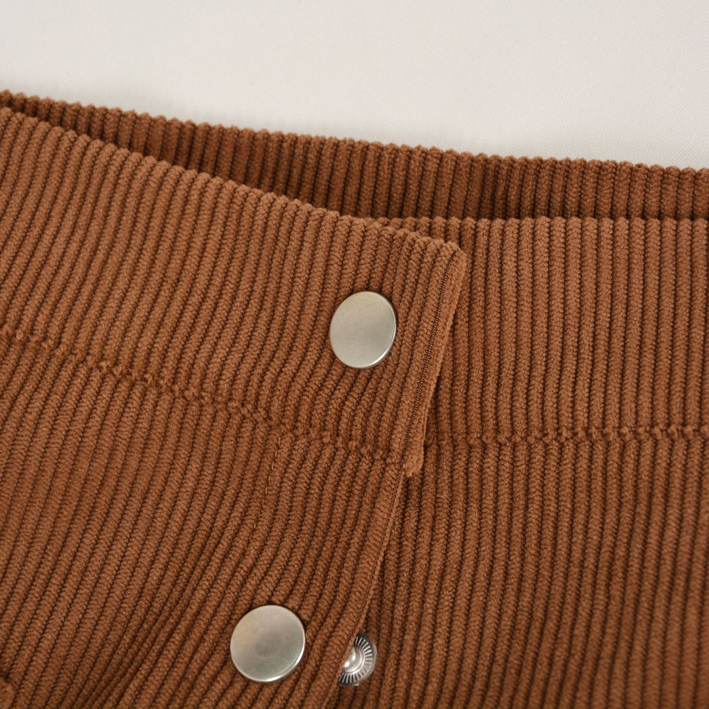 Autumn Winter Corduroy Hip Skirt Single Breasted Slim Fit Solid Skirt Women Clothing
