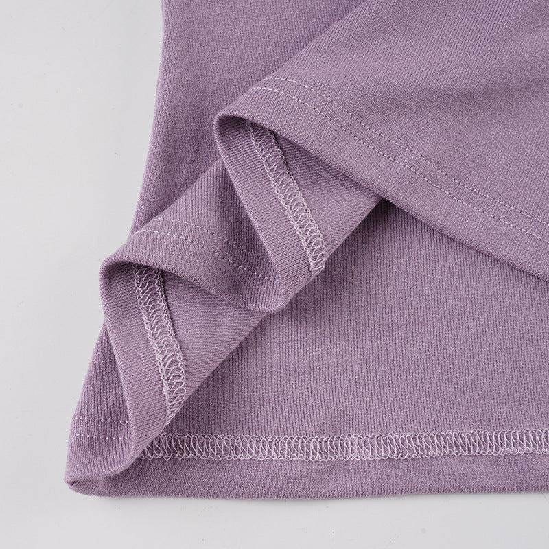 Women Turtleneck Solid Color Slim Fit Bottoming Shirt Basic Casual All Matching Tops