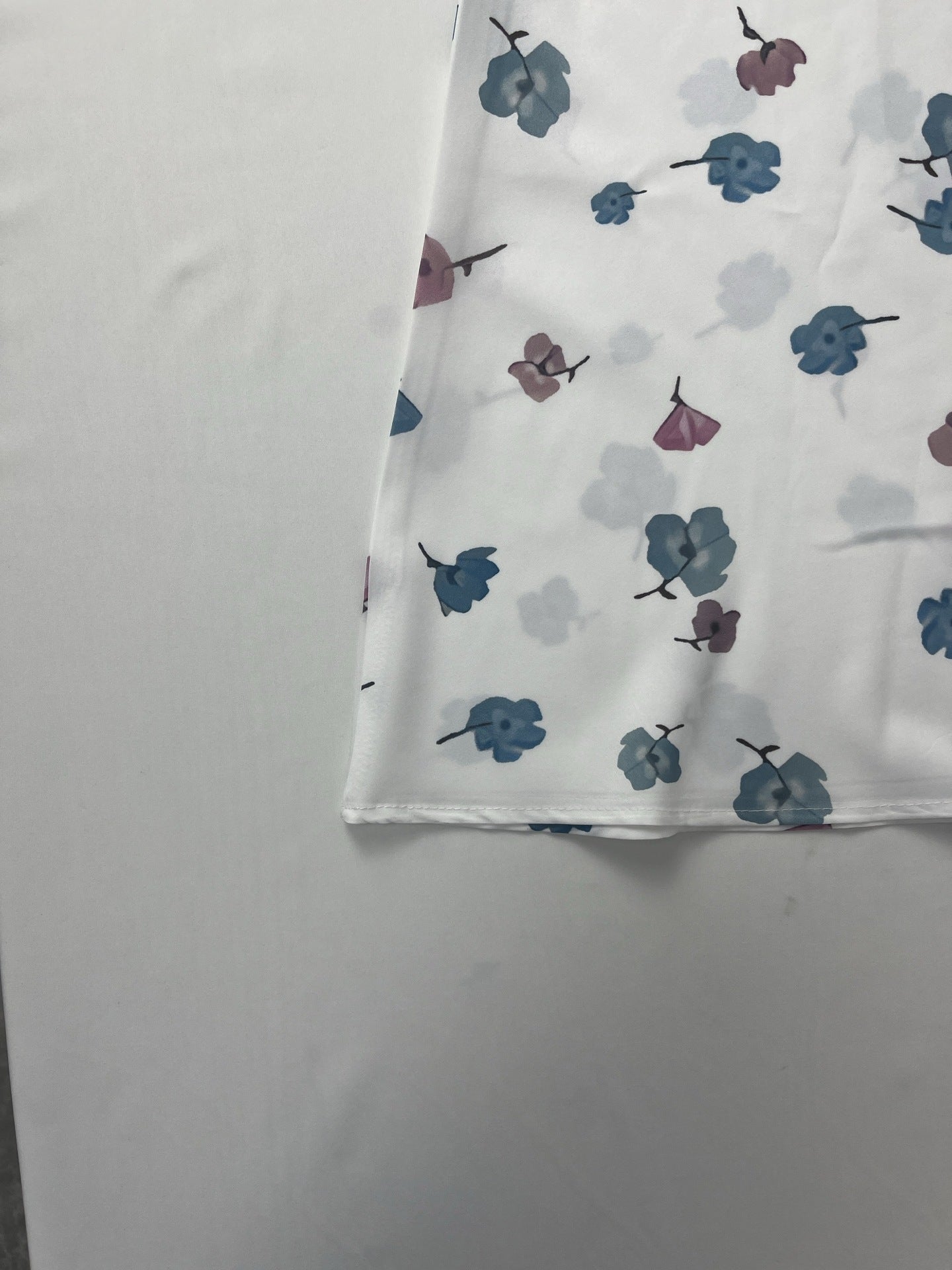 Summer Women Clothing Elegant Floral Pleated Fairy Fitted Waist Flare Sleeve Women Floating Dress