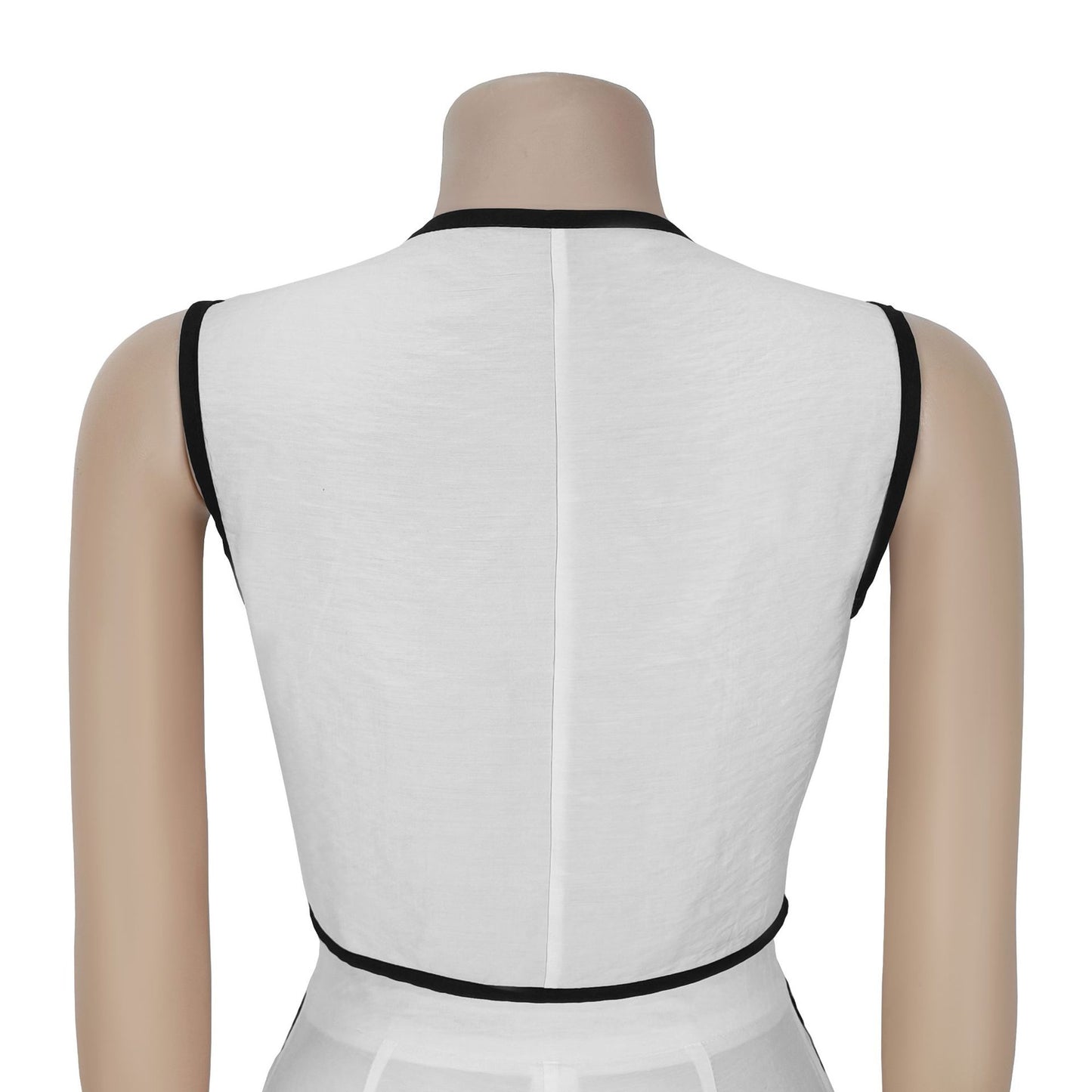 Women Wear Casual V neck Button Top Pants Two Piece Set