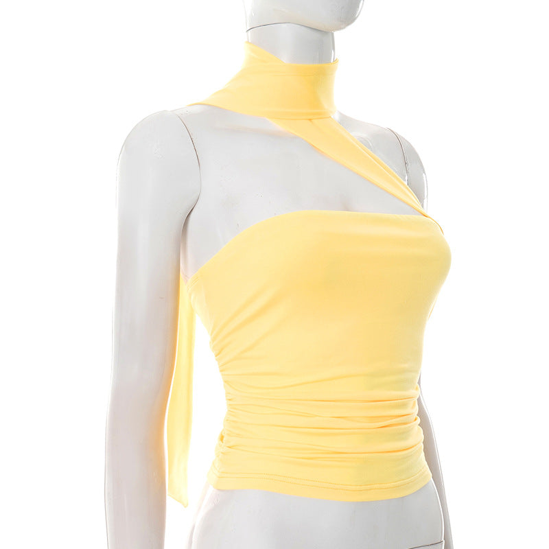 Summer Women Clothing Sexy Slim Fit Backless Trendy Tube Top