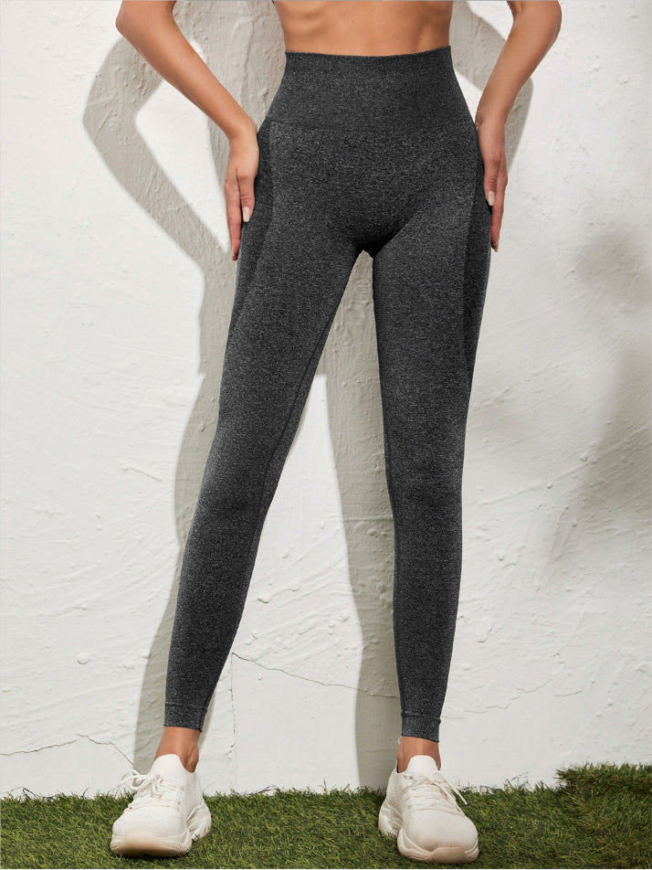 Sports Yoga Leggings Running Fitness Moisture Wicking Quick Drying Breathable Hip Lift Belly Shaping