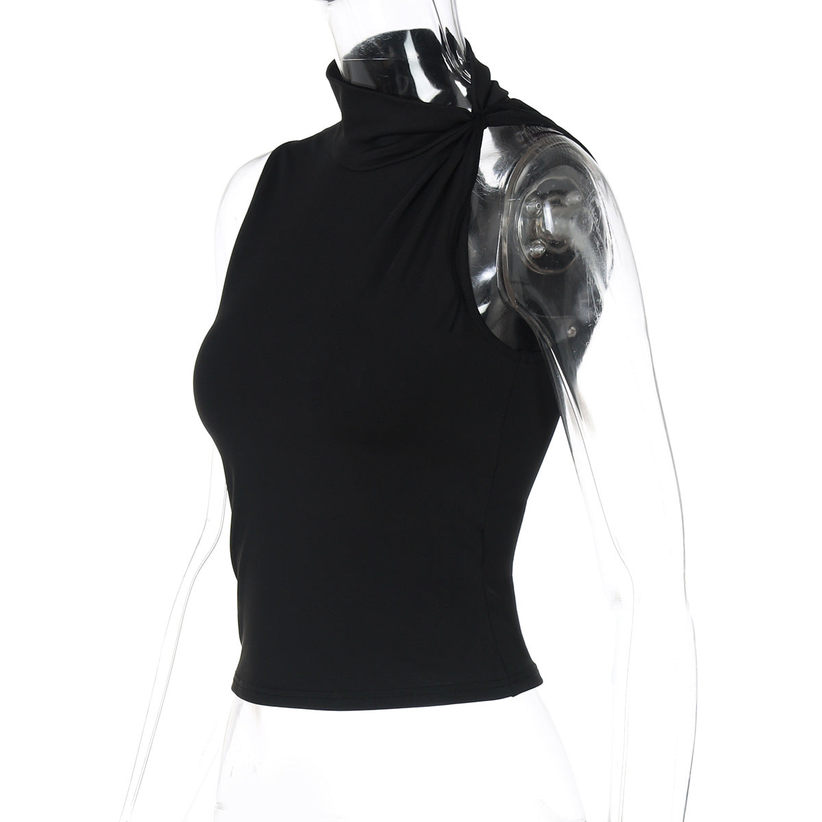 Slim Vest Women Summer Button Sleeveless Top Women Niche