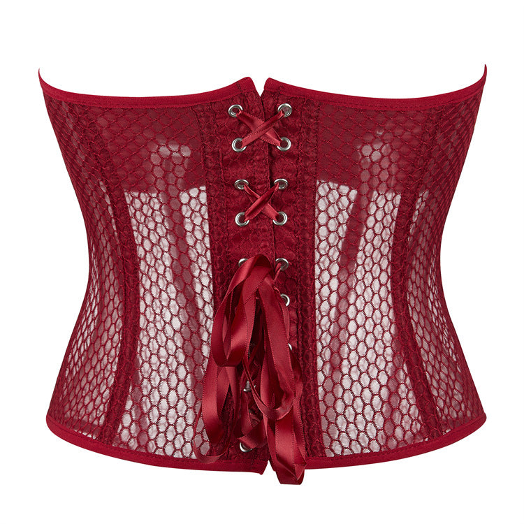 Cup Mesh Summer Breathable Court Body Shaping Top