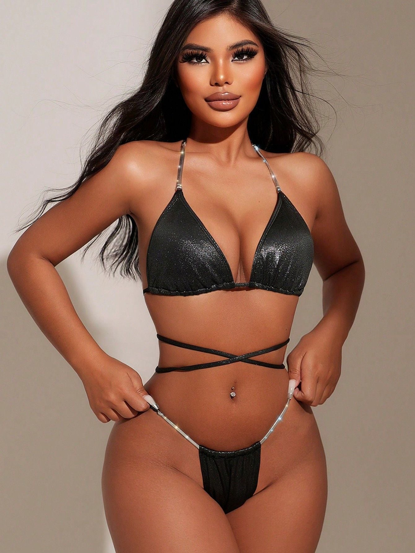 Triangle Bag Sexy Bikini Swimsuit
