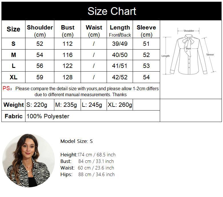 Star Chessboard Zebra Pattern Snake Pattern Leopard Print Long Sleeve Short Shacket Thin Coat Women