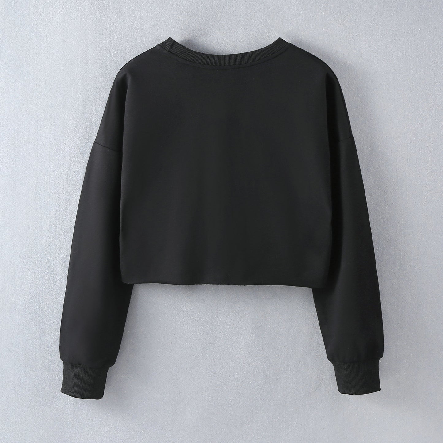 Street Internet Influencer Fashionmonger 80 Letters Sexy Women Top Short Long Sleeve