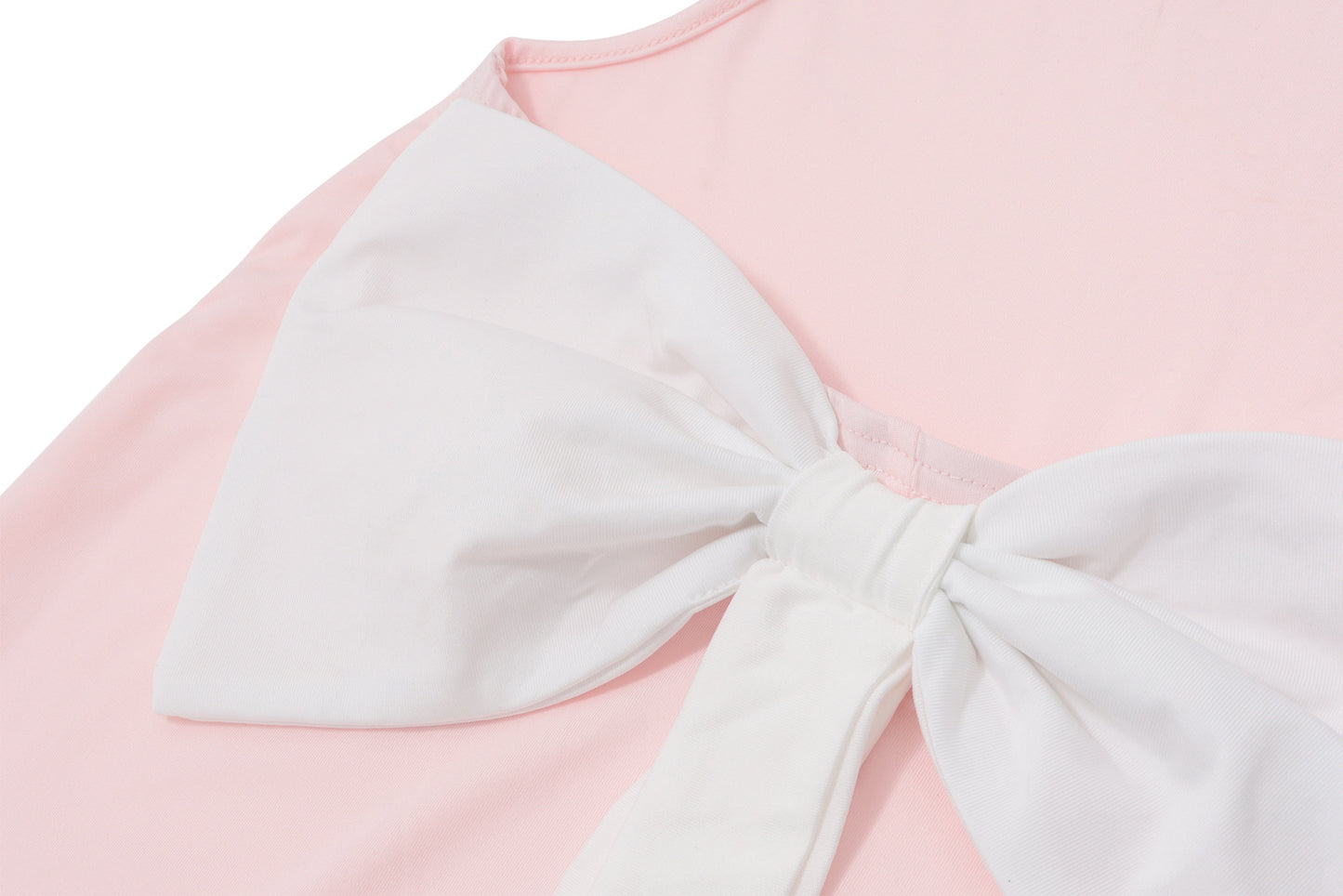 Women Clothing Fall round Neck Solid Color High Waist Hollow Out Cutout out Bow Decoration Sheath Dress