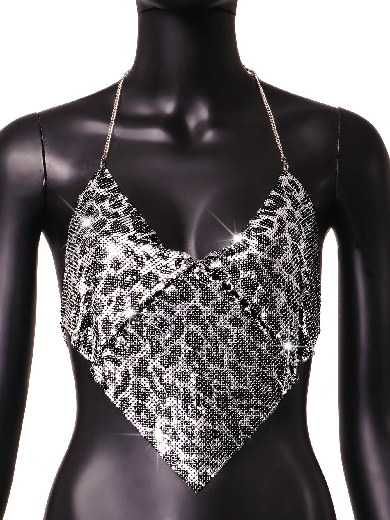Leopard Print Silver