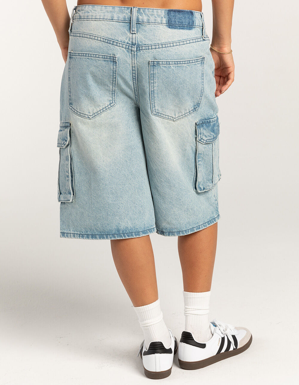 Summer Street Hipster Ordinary Washed Overalls Women Denim Straight Short Pants