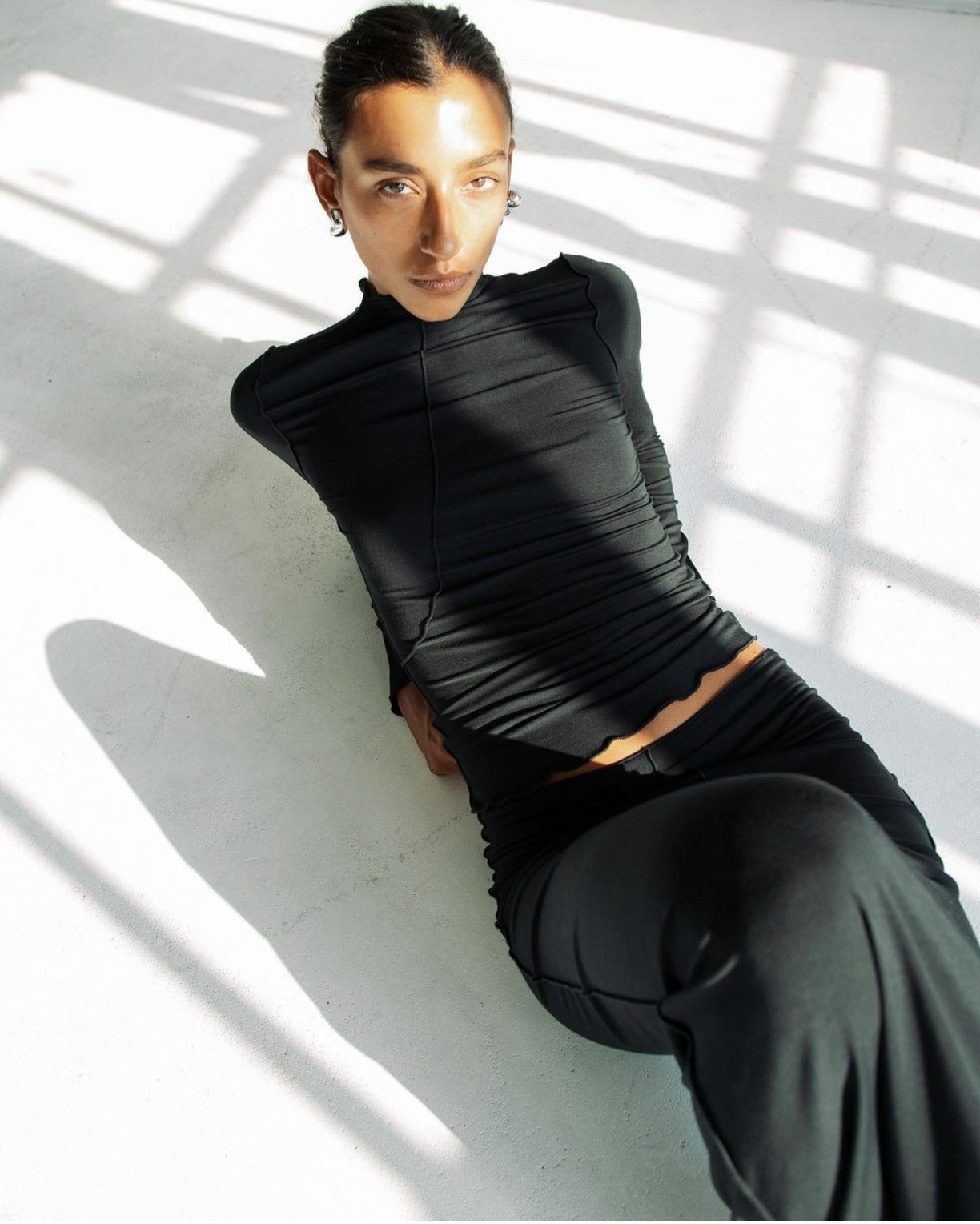 Black overskirt