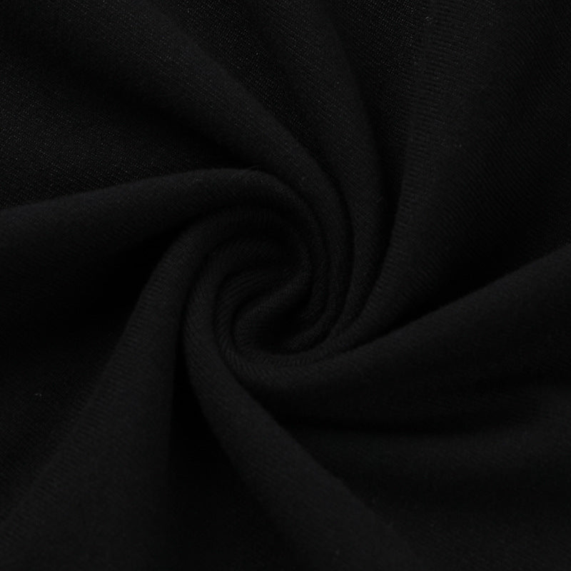 Autumn Socialite Elegant Sexy Slim Fit Contrast Colors Stitching Waist Formal Dress Women
