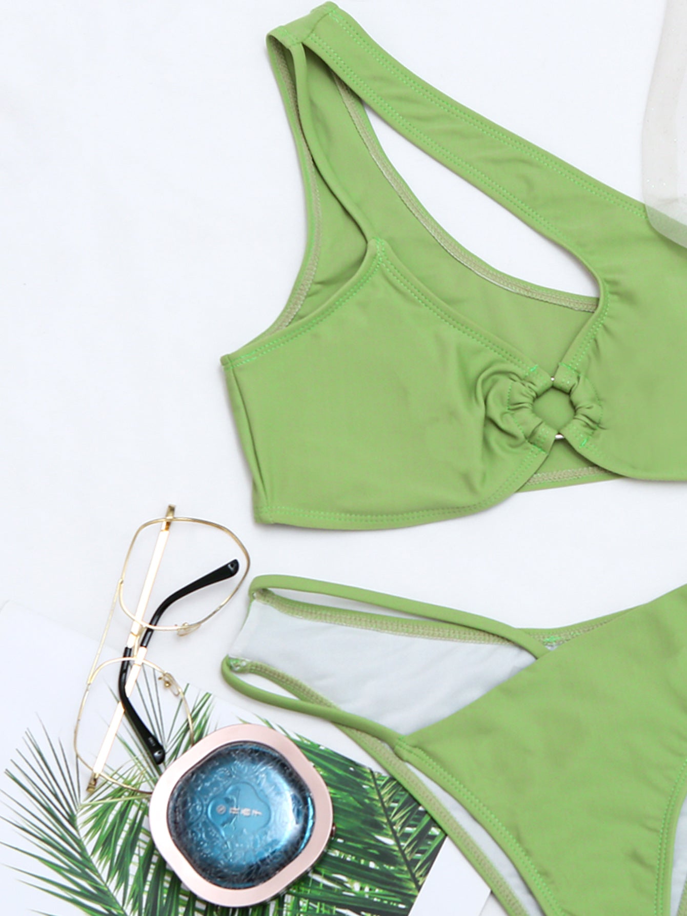 Irregular Asymmetric Split Swimsuit Sexy Bikini Bikini