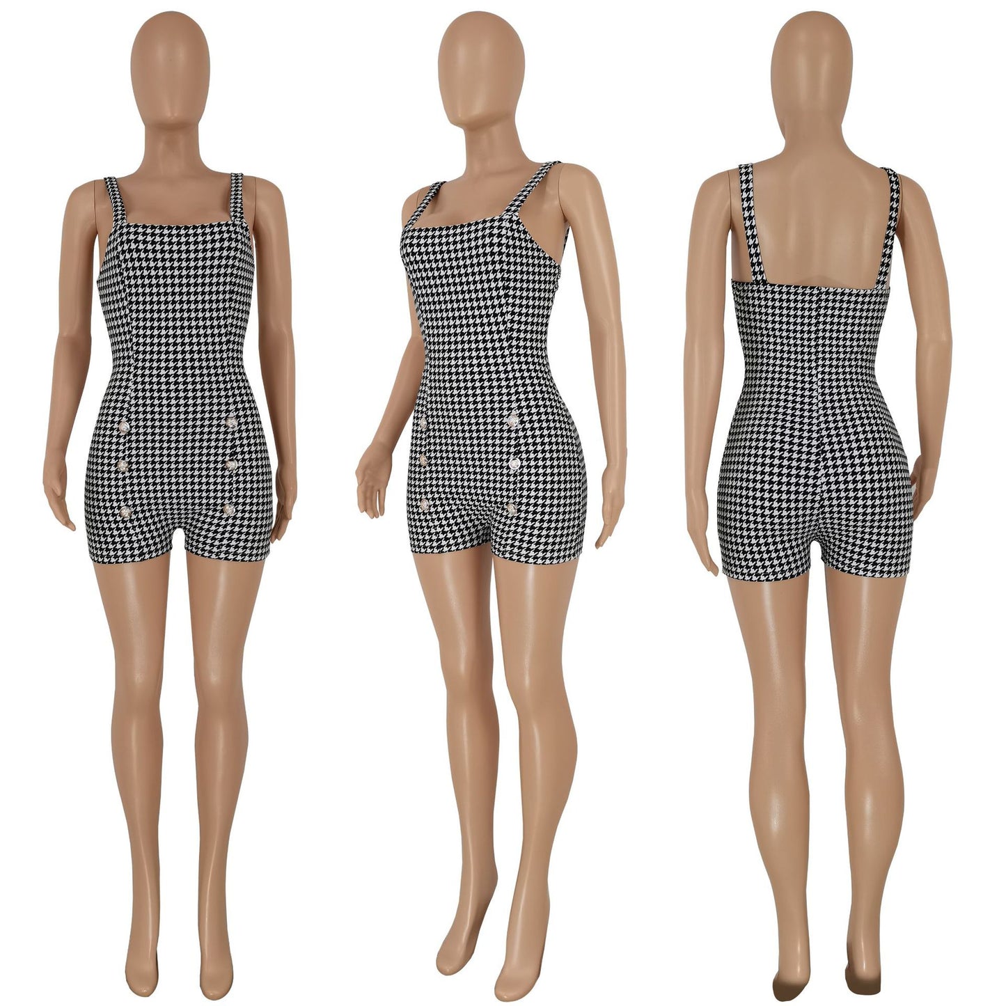 Women Clothing Swallow Fabric Slim Fit Romper Women Clothing