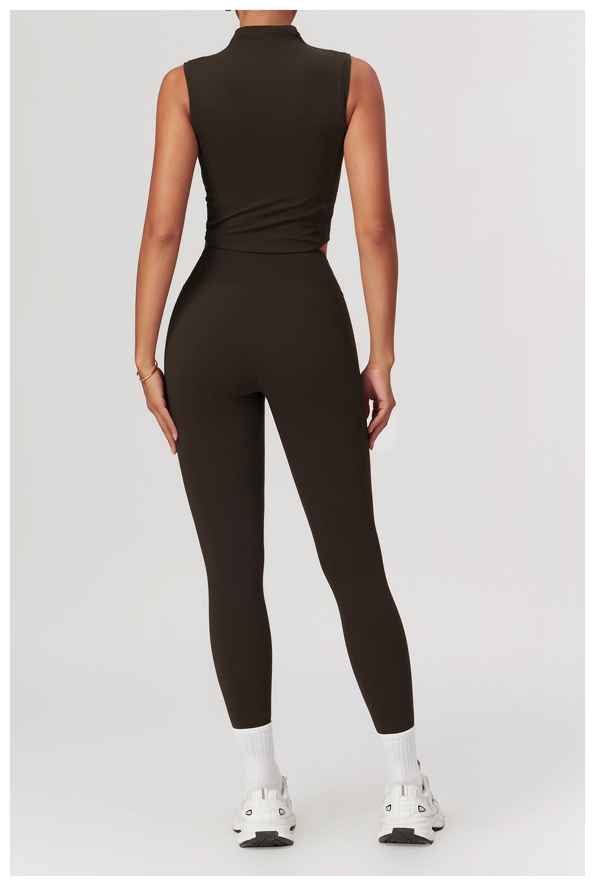 Brushed Tight Yoga Women Slimming Beauty Back Exercise Set Casual Fitness Yoga Wear